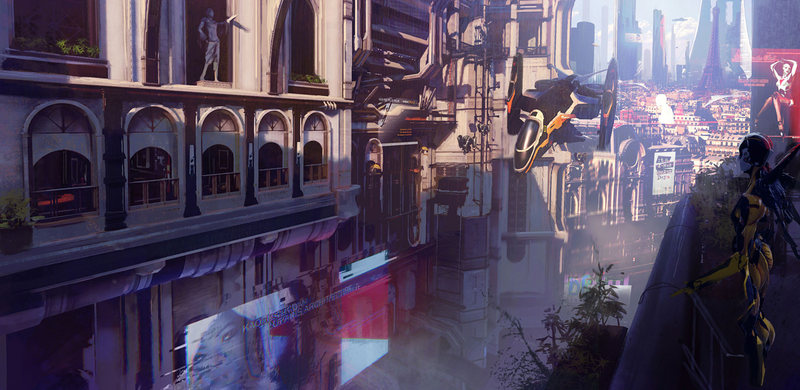Illustration for article titled Absolutely Stunning Concept Art of Paris 2084